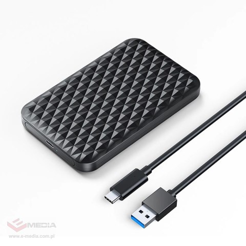 Kieszeń dyskowa Orico 2520C3-V1 2,5" HDD/SSD USB-C 5Gb/s - czarna