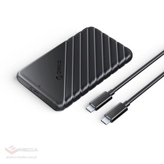 Kieszeń dyskowa Orico 25PW1C-C3 2,5" HDD/SSD USB-C 3.1 6Gb/s - czarna