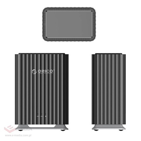 Obudowa Orico 9728C3 Dual-Big DAS Solution na 2 dyski 2,5" HDD/SSD / 3,5" HDD - czarna