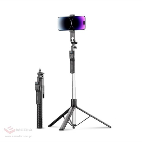 Selfie stick Orico SPM190 tripod 1/4" na telefon kamerę aparat z obrotem 360 stopni Bluetooth 5.2 - czarny