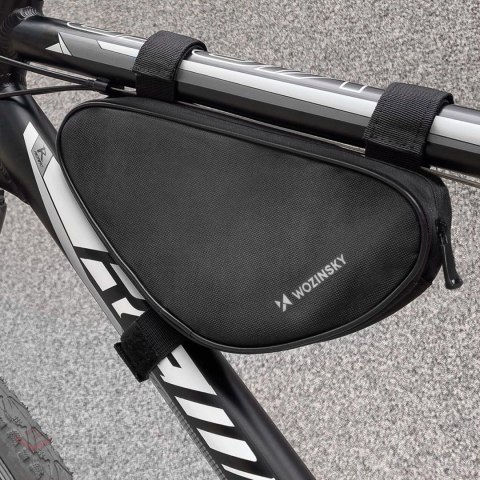 Wozinsky torba rowerowa na ramę roweru 1,5 l czarny (WBB11BK)