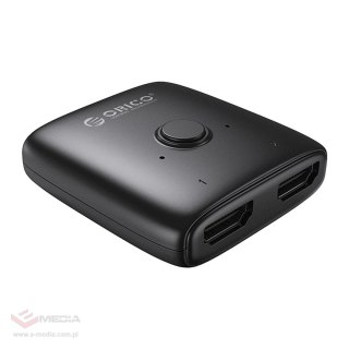 Adapter HDMI Orico AS2-A1 dwukierunkowy splitter - czarny