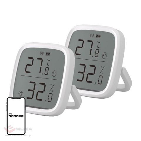 Czujnik temperatury i wilgotności SONOFF ZigBee SNZB-02D 2Pack