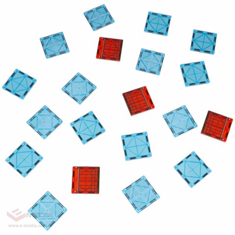 Klocki magnetyczne konstrukcyjne 3D miasto samochody 91 elementów