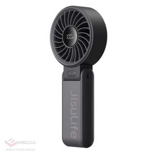 Mini wentylator Jisulife Handheld Fan Life7 3600mAh przenośny wiatraczek USB - czarny