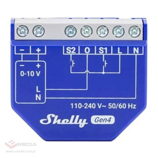 Ściemniacz SHELLY Dimmer 0/1-10V PM Gen4