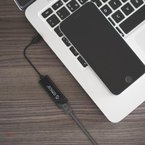 Zewnętrzna karta sieciowa Orico UTJ-U3 1 Gigabit USB-A 3.0 - czarna
