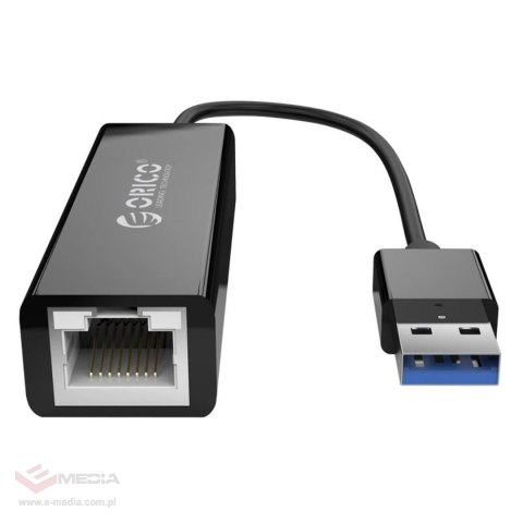 Zewnętrzna karta sieciowa Orico UTJ-U3 1 Gigabit USB-A 3.0 - czarna