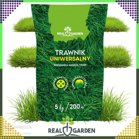 100x Trawa Uniwerslana Zagęszczająca Odporna Mieszanka Nasion Traw 5 kg 200 m²