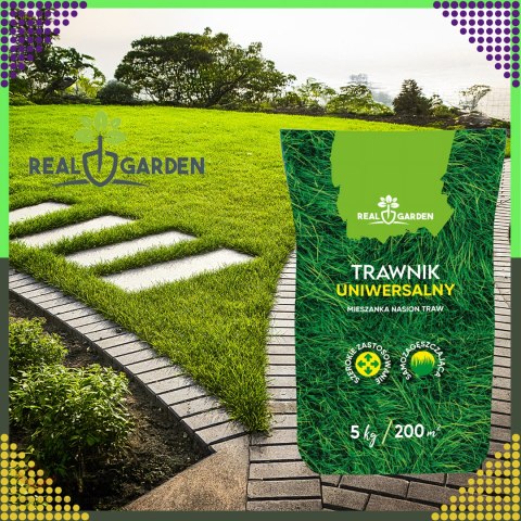 100x Trawa Uniwerslana Zagęszczająca Odporna Mieszanka Nasion Traw 5 kg 200 m²