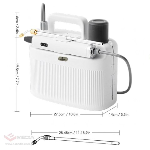 160szt.x Opryskiwacz Ogrodowy Elektryczny 2200 Mah Akumulatorowy Ciśnieniowy 5L