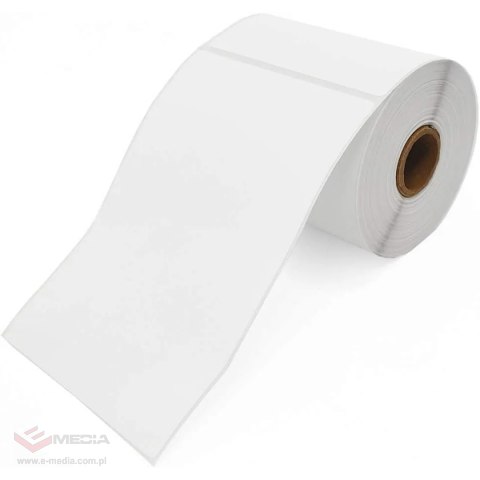 Etykiety Termiczne Samoprzylepne Białe 100x150 mm 500 szt Perforacja Rolka