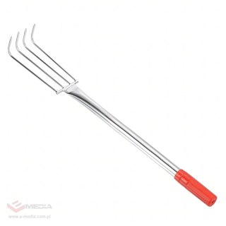 Grabki Ogrodowe Ogrodnicze Metalowe Pazurki do Grabienia Spulchniania 4 Zębne 106 cm