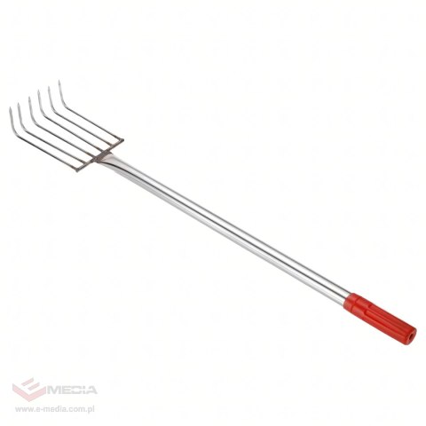 Grabki Ogrodowe Ogrodnicze Metalowe Pazurki do Grabienia Spulchniania 6 Zębne 56 cm