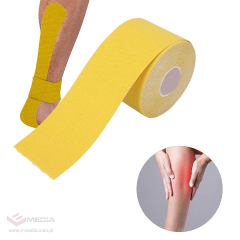 PLASTRY TAPE TEJPY KINESIOTAPING TEJP TAŚMA KINESIO SPORT PRO 5MX5CM