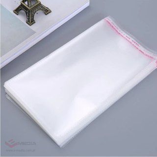 WORECZKI TOREBKI CELOFANOWE CELOFAN FOLIOWE BG OPP ZAKLEJANE 28x30 100 szt