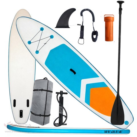 24 x Deska Sup Paddle Board do Pływania Pompowana Standu Up + Akcesoria 320 cm