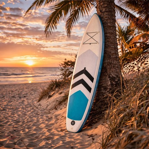 Deska Sup Paddle Board do Pływania Pompowana Standu Up + Akcesoria 305 cm