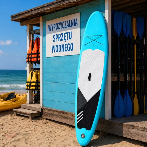Deska Sup Paddle Board do Pływania Pompowana Standu Up + Akcesoria 350 cm