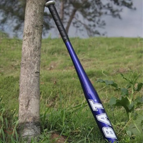 Kij Baseballowy Bejsbolowy Bat Aluminiowy 25" 64cm Treningowy Niebieski