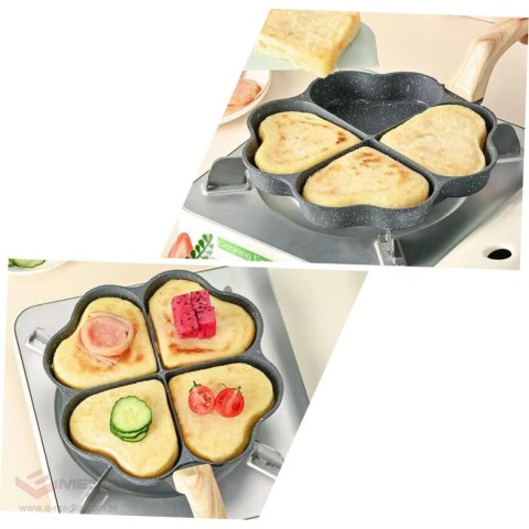 Patelnia do Smażenia Jajek Racuchów Pancakes Placków Indukcja Serduszka