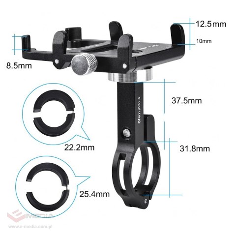 Uchwyt Rowerowy na Kierownicę do Telefonu na Rower Motocykl Mocny Solidny