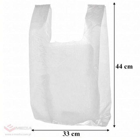 2016 x Reklamówki Foliówki Zrywki Foliowe Jednorazowe 44x35cm Rolka 120szt Mocne