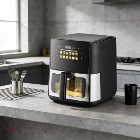 30x Frytkownica Beztłuszczowa Air Fryer 8L Frytownica 1700W 12 Programów Mocna