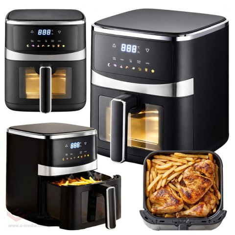 Frytkownica Beztłuszczowa Air Fryer 5L Frytownica 1500W 8 Programów Mocna