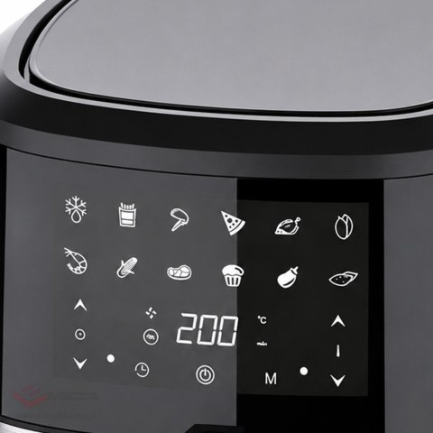 Frytkownica Beztłuszczowa Air Fryer 6L Frytownica 1500W 12 Programów Mocna