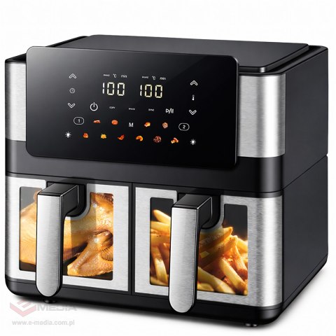 Frytkownica Beztłuszczowa Air Fryer 8L 4+4L Frytownica 2000W 12 Programów