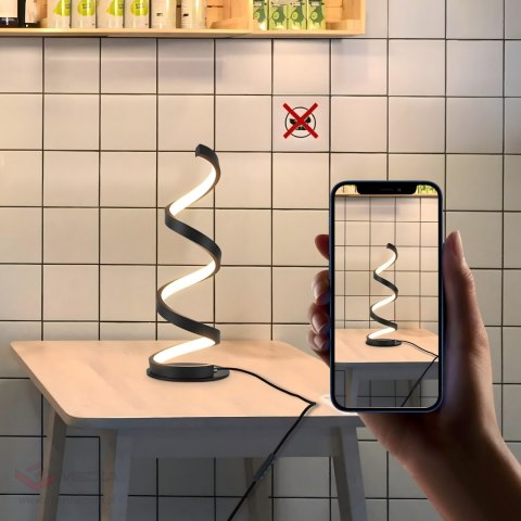 Led Spiralna Lampka Nocna Lampa Stołowa Oświetlenie Dekoracyjne do Sypialni