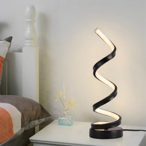 Led Spiralna Lampka Nocna Lampa Stołowa Oświetlenie Dekoracyjne do Sypialni