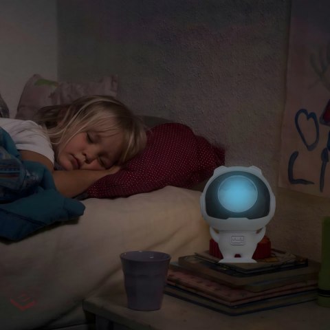 Projektor Rzutnik Laserowy Led Astronauta Kosmonauta Lampka Nocna Dzieci