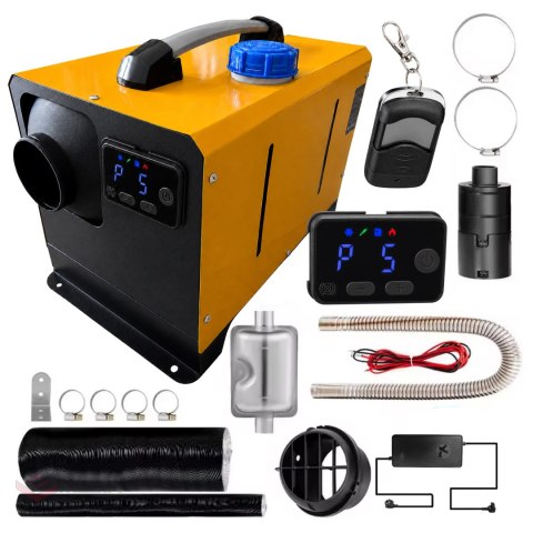30 x Nagrzewnica Spalinowa Dmuchawa Olejowa Ogrzewanie Postojowe 8Kw 12/24V Zestaw