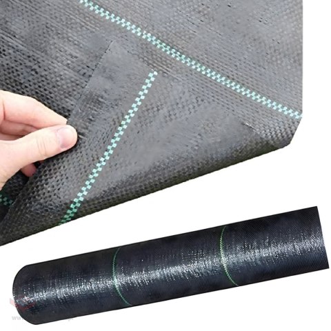Agrowłóknina 70g 1,6m x 50m Czarna UV Agrotkanina Mata Antychwastowa