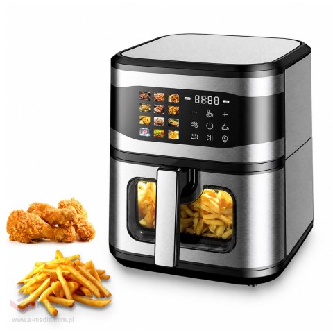 Frytkownica Beztłuszczowa Air Fryer 8L Frytownica 1700W 12 Programów Mocna