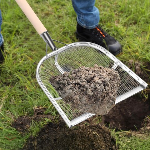 200x Sito Filtrujące Łopata Ogrodowa Ogrodnicza do Przesiewania Gleby Nasion