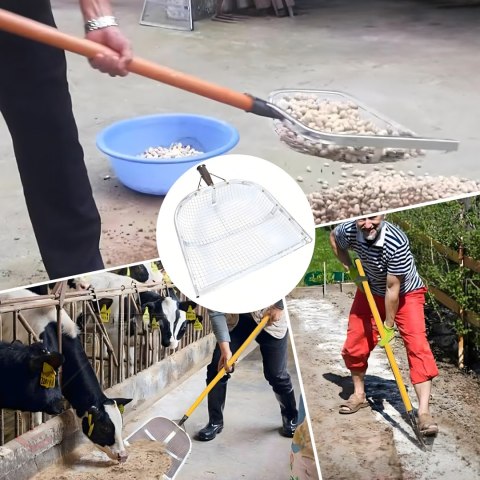 200x Sito Filtrujące Łopata Ogrodowa Ogrodnicza do Przesiewania Gleby Nasion