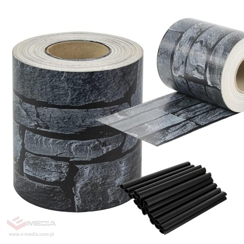 336 x Taśma Ogrodzeniowa 19cm x 35m Osłona Panelowa na Ogrodzenie Płot UV Stone
