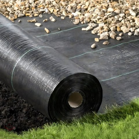 Agrowłóknina 70g 1,6m x 50m Czarna UV Agrotkanina Mata Antychwastowa