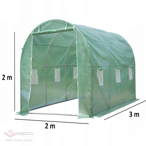 Folia Zamienna Foliowy Tunel Ogrodowy Szklarnia Namiot Foliak 3x2x2m 6m2