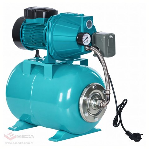 Hydrofor do Wody Pompa Hydroforowa Zbiornik 24L 750W Zestaw Wydajny Mocna