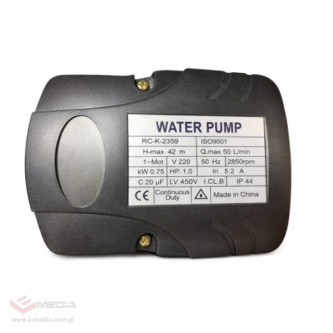 Hydrofor do Wody Pompa Hydroforowa Zbiornik 24L 750W Zestaw Wydajny Mocna