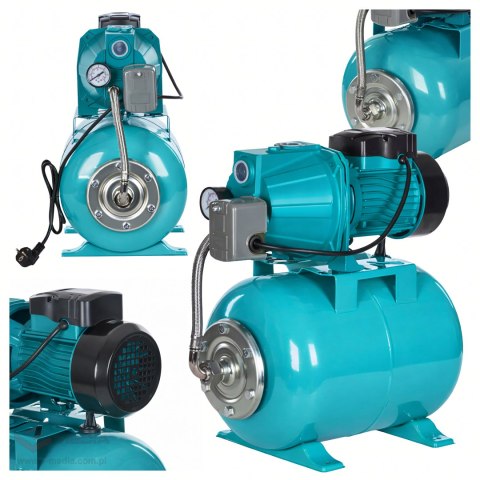 Hydrofor do Wody Pompa Hydroforowa Zbiornik 50L 750W Zestaw Wydajny Mocna