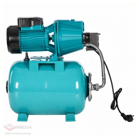 Hydrofor do Wody Pompa Hydroforowa Zbiornik 50L 750W Zestaw Wydajny Mocna