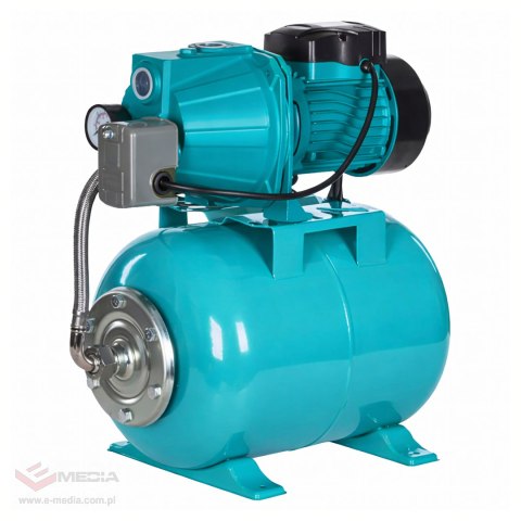 Hydrofor do Wody Pompa Hydroforowa Zbiornik 50L 750W Zestaw Wydajny Mocna