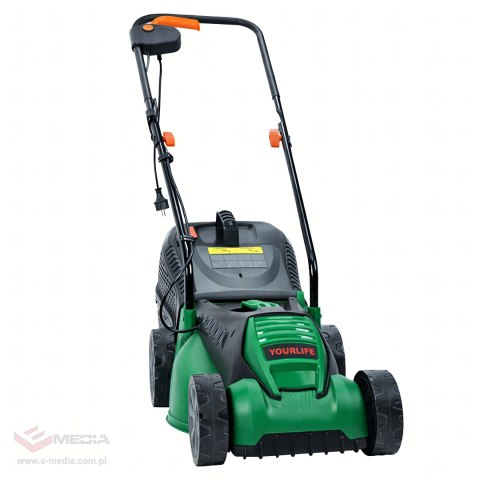 Kosiarka Elektryczna Lekka Mocna do Koszenia Trawy Duży Kosz 30L 1600W 32cm