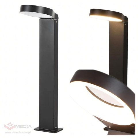 Lampa LED 18W Ogrodowa Nowoczesna 60cm Zewnętrzna Słupek Stojąca Okrągła