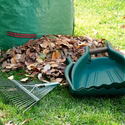 Zgarniacz Zbieracz Liści Plastikowe Grabie do Trawy do Ogrodu Chwytak Duże